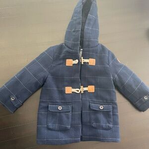 Mayoral Navy Blue Kids Toggle Coat